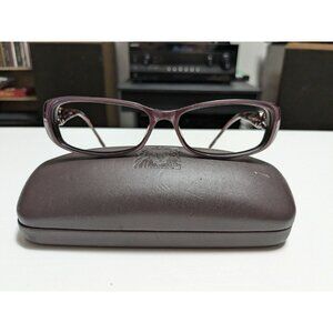 Escada VES094S COL.97L Eyeglasses Frames Black Brown Purple Full Rim 140